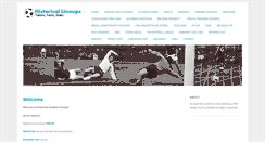 Desktop Screenshot of historical-lineups.com